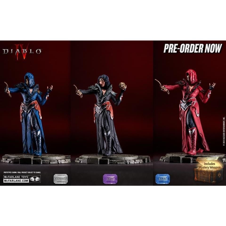 McFarlane Toys Diablo IV Sorceress 1:12 Scale Posed Figure Sealed Brand ...