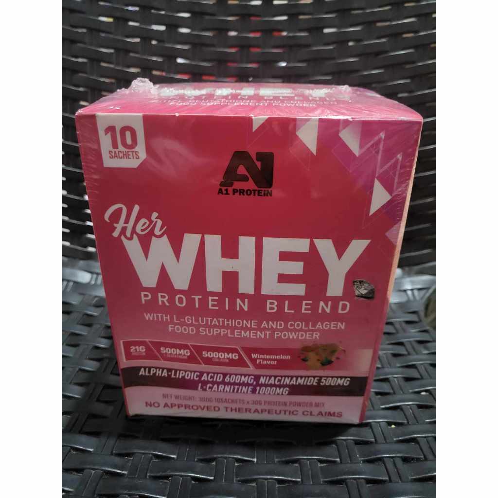 A1 PROTEIN HER WHEY 10 SERVINGS (2025 Expiration) Shopee Philippines