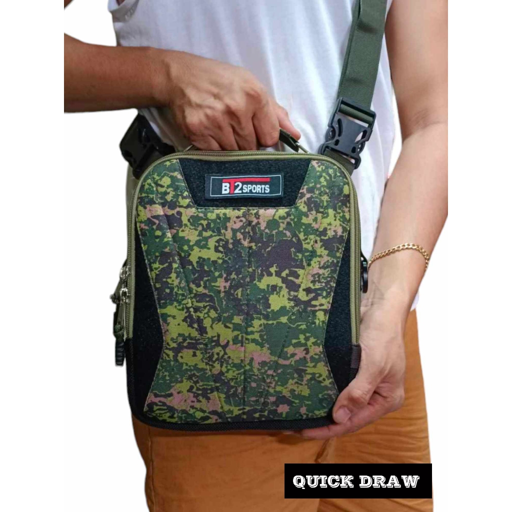 BT2 SPORTS Camouflage Sling Bag With Patch and Free Stickers | Shopee ...