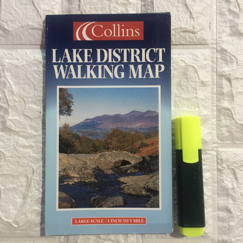 Collins Lake District Walking Map Cumbria, England Shopee Philippines
