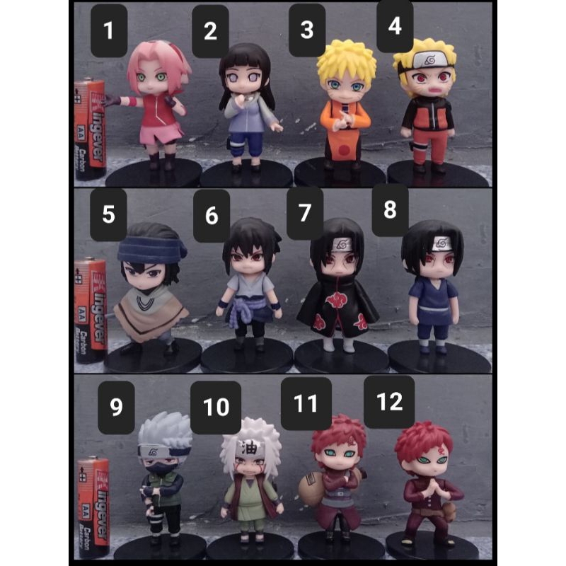 Naruto Mini Figure (KO/BL) Shopee Philippines