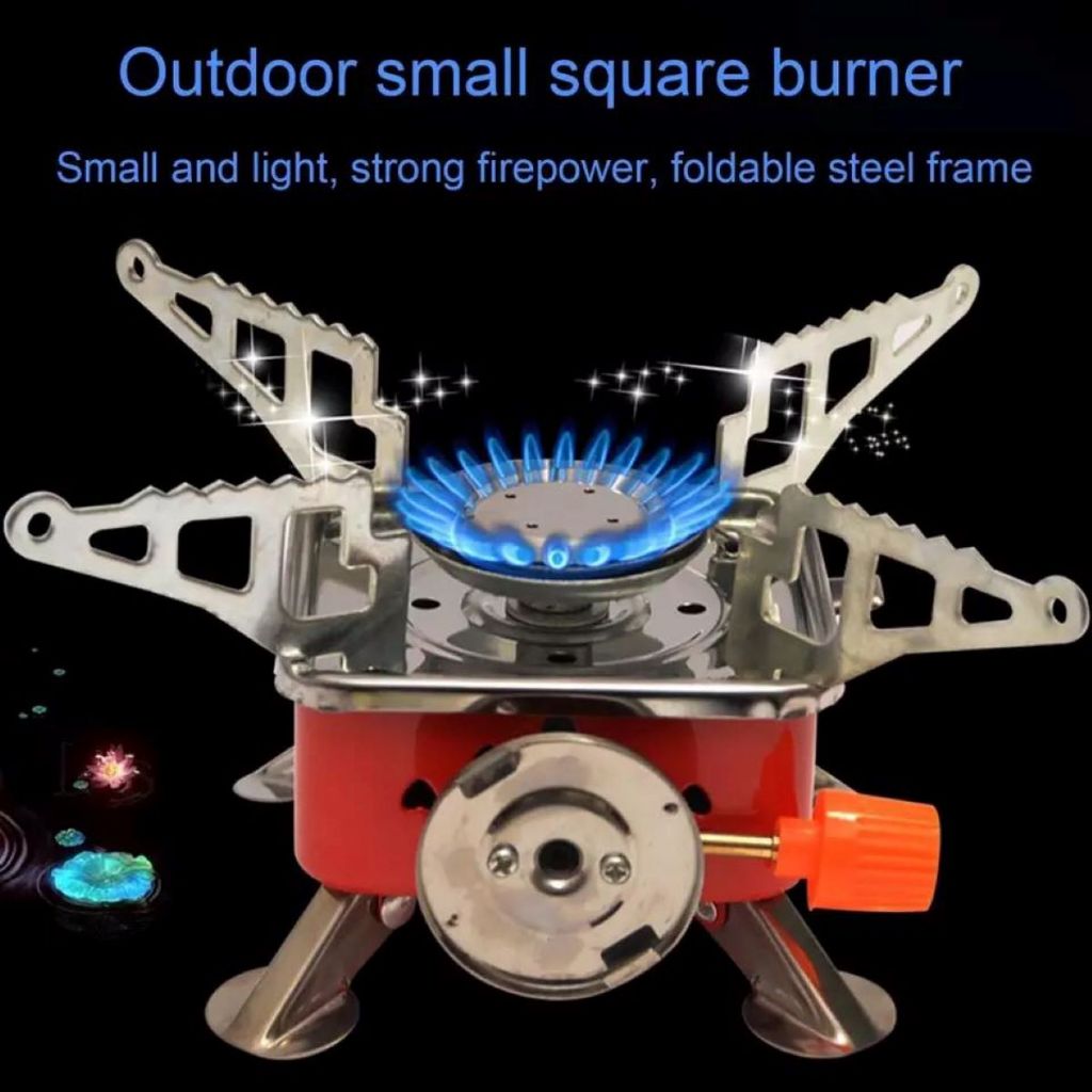 Mini Outdoor Camping Folding Gas Stove hiking Portable Split Stoves ...