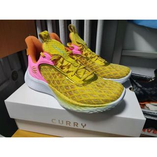 Sesame Streetx Under Armor Curry 9 low-top practical basketball shoes men's  lemon color