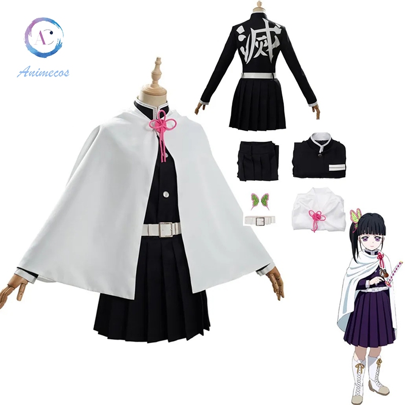 Demon Slayer Tsuyuri Kanao Costume for kids Anime Halloween Cosplay ...