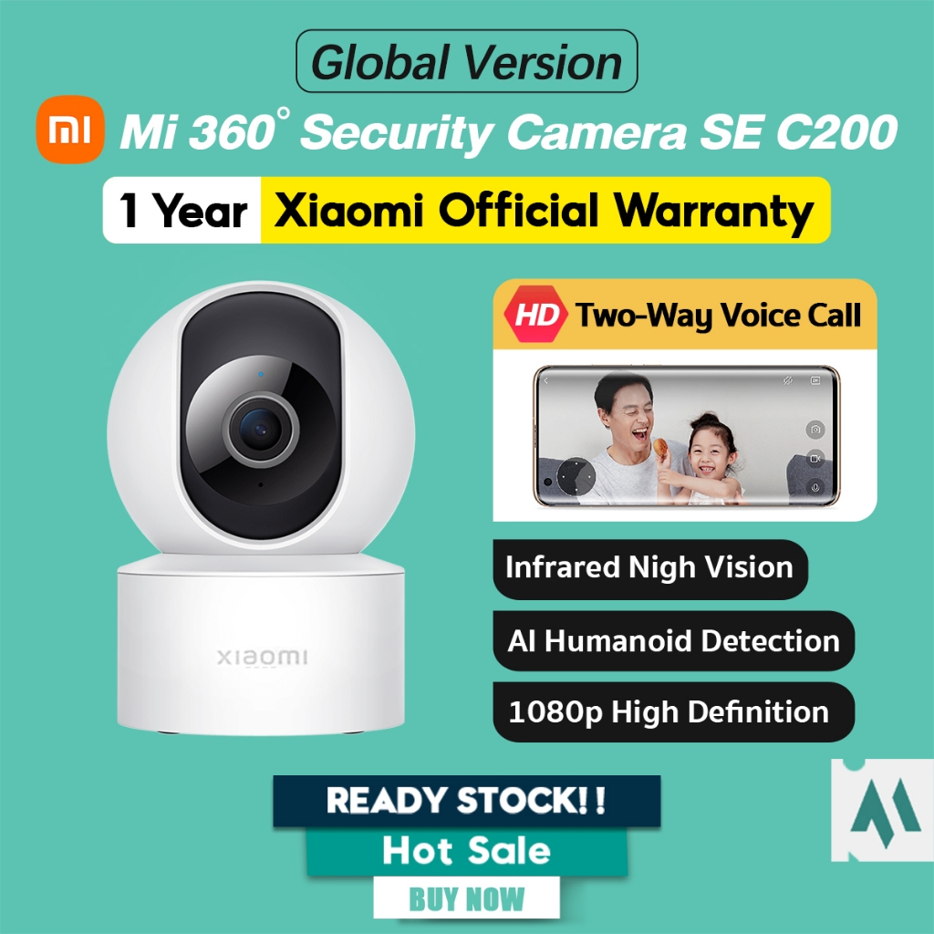 Global Version Xiaomi Smart Camera C400 Smart Home WiFi 360° Rotation 4MP  Night Vision AI Human Detection Alexa Google Assistant - AliExpress