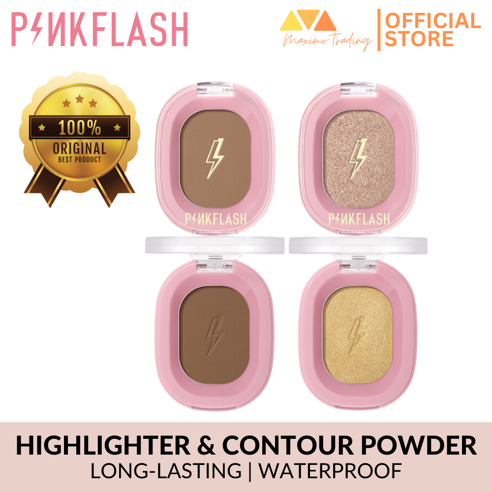 [ SHIMMER HIGHLIGHTER & MATTE CONTOUR POWDER ] PINKFLASH Contour and ...