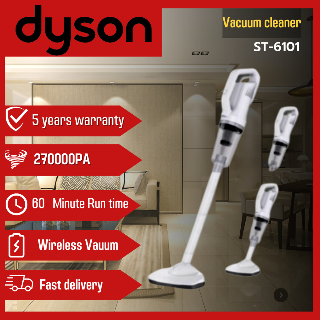 ST6101 Wireless Car Vacuum Cleaner Rechargable Cordless Vacum Shopee