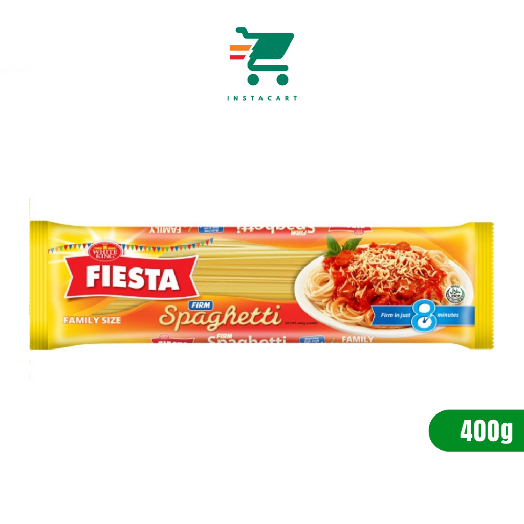 InstaCart White King Fiesta Spaghetti Family Size 400g Shopee Philippines