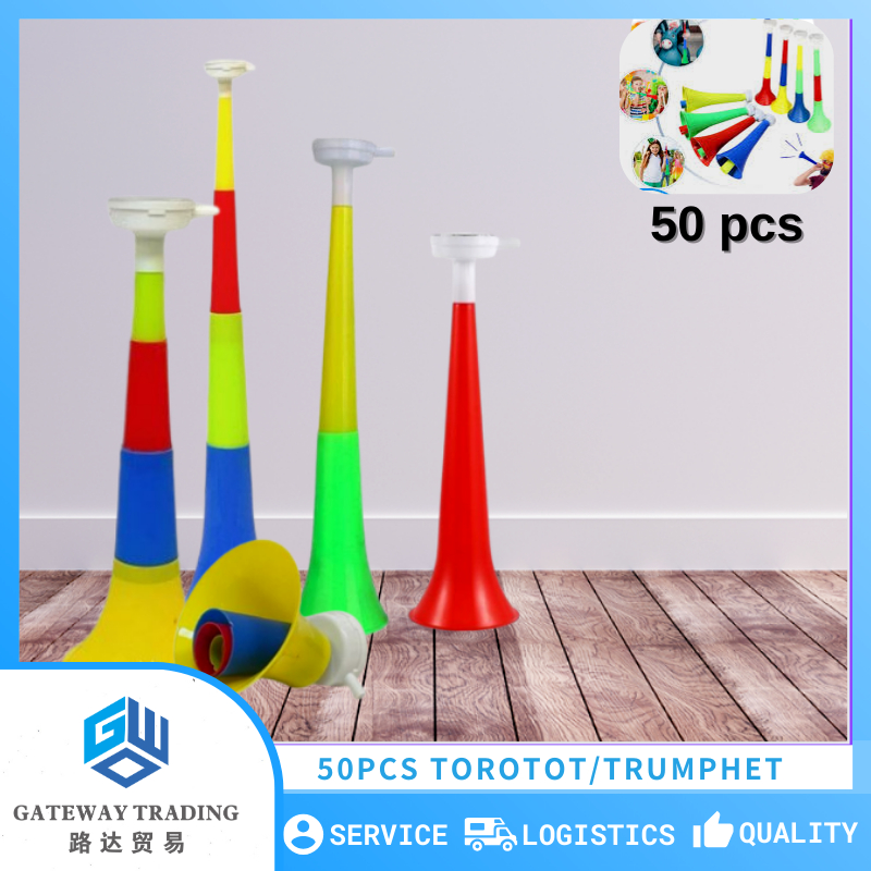 50pcs bulky Loud Plastic Trumpet Torotot New Year Party Horn Single ...