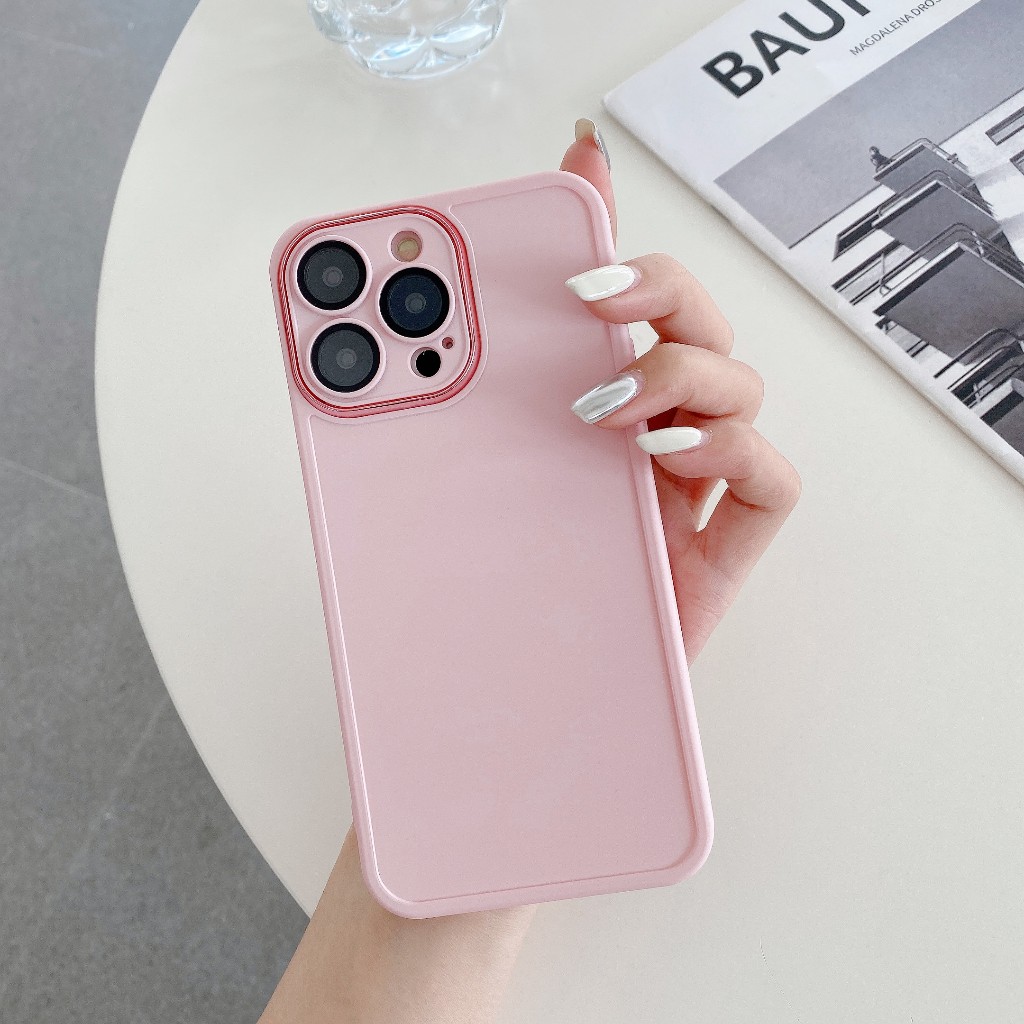 Liquid silicone case with lens film for realme 5 5i 1 1pro c21y c15 c30 ...