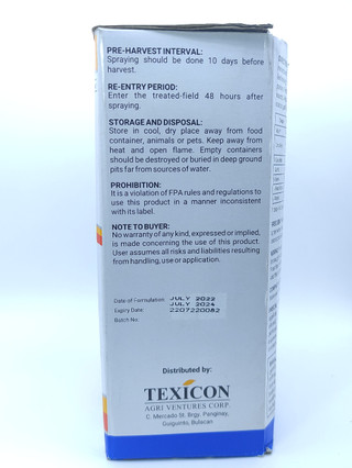 TEXICON REPULSE CARTAP 50SP SYSTEMIC INSECTICIDE SIMILAR TO PANDAN ...