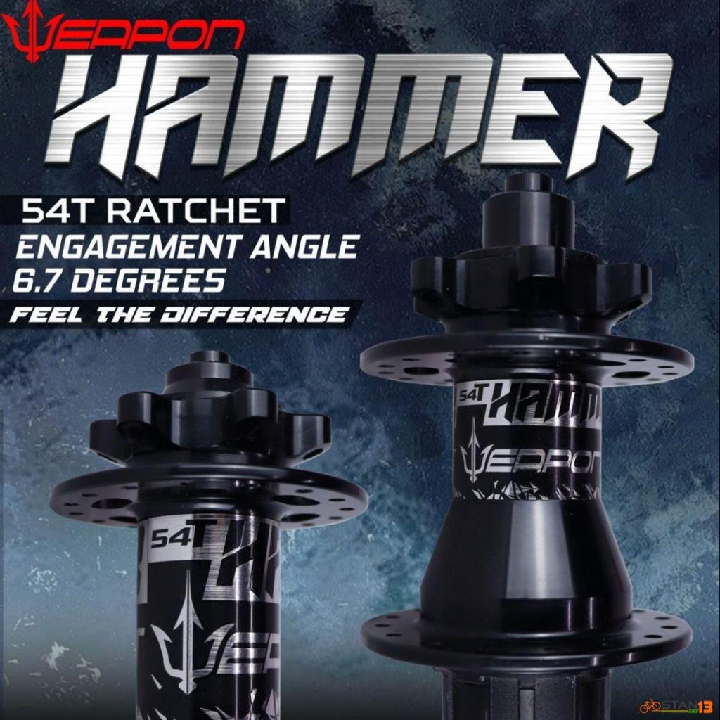 Hub Weapon Hammer RATCHET 54T Super High Engagement Hubs Shopee