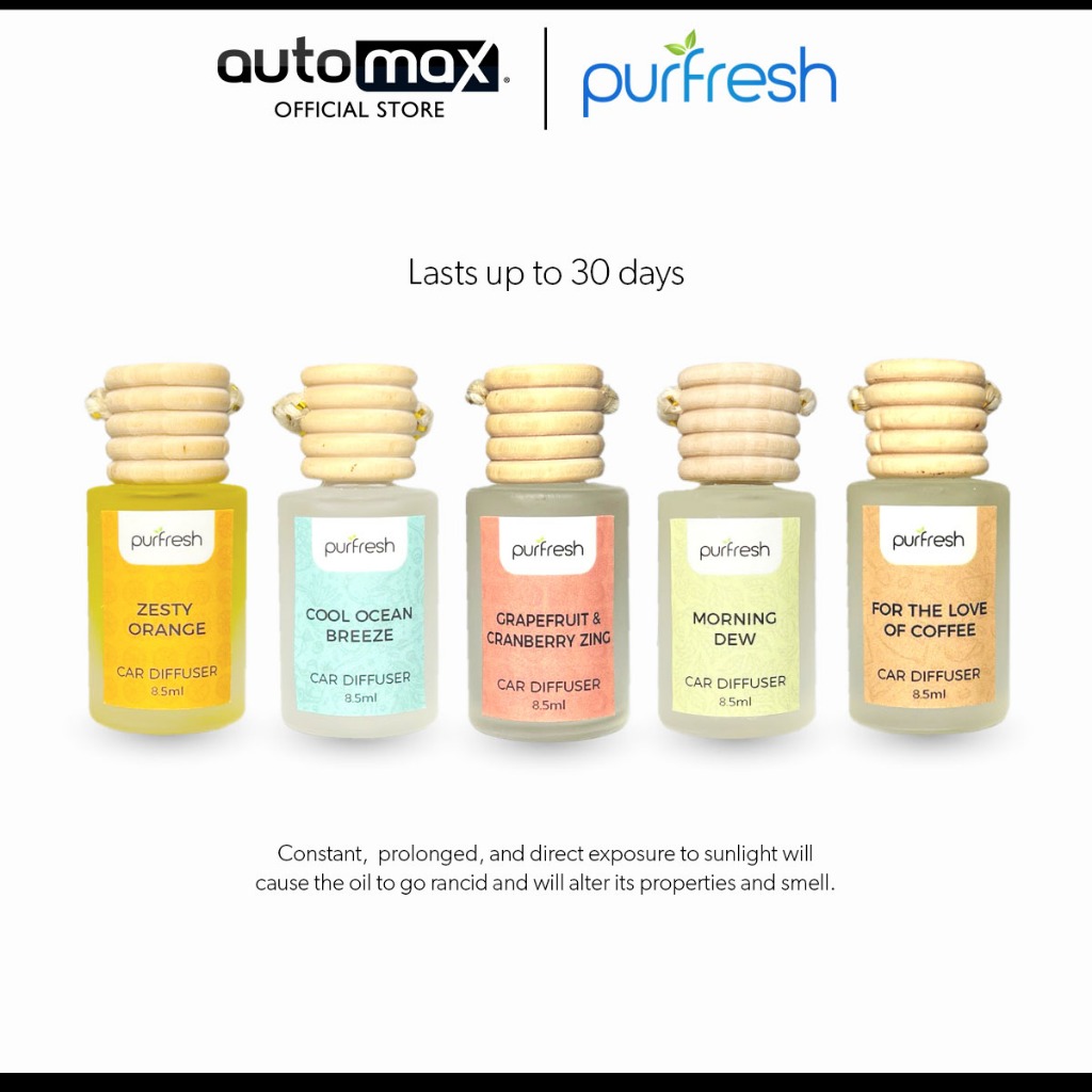 Purfresh Hanging Diffuser Home, Office, Car - Ocean Breeze, Coffee ...