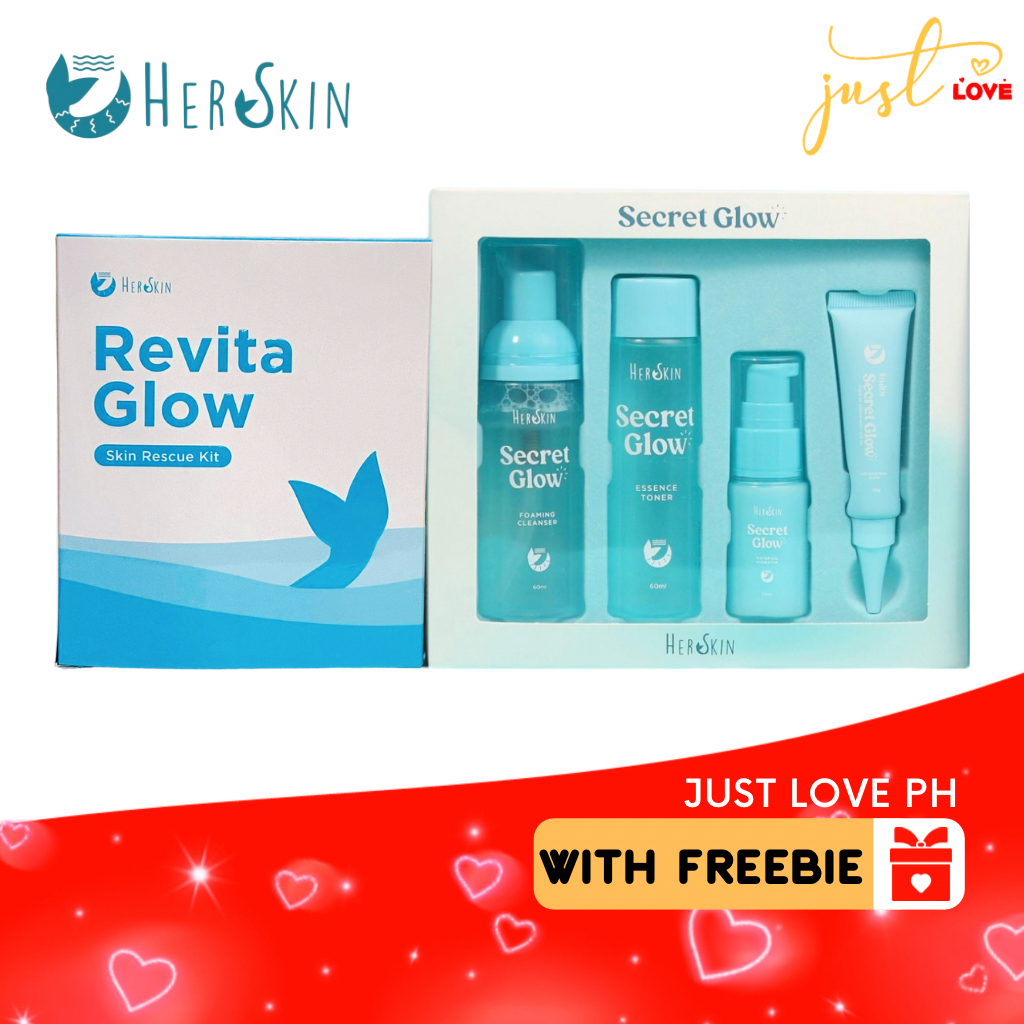 Her Skin Revita Glow Skin Rescue Set | Secret Glow Set | Shopee Philippines