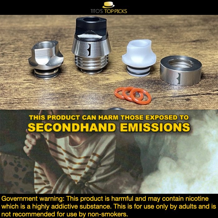 Monarchy Multi Whistle Style Integrated Drip Tip Kit for Boros, Billet Box, Cthulhu AiO, Pulse