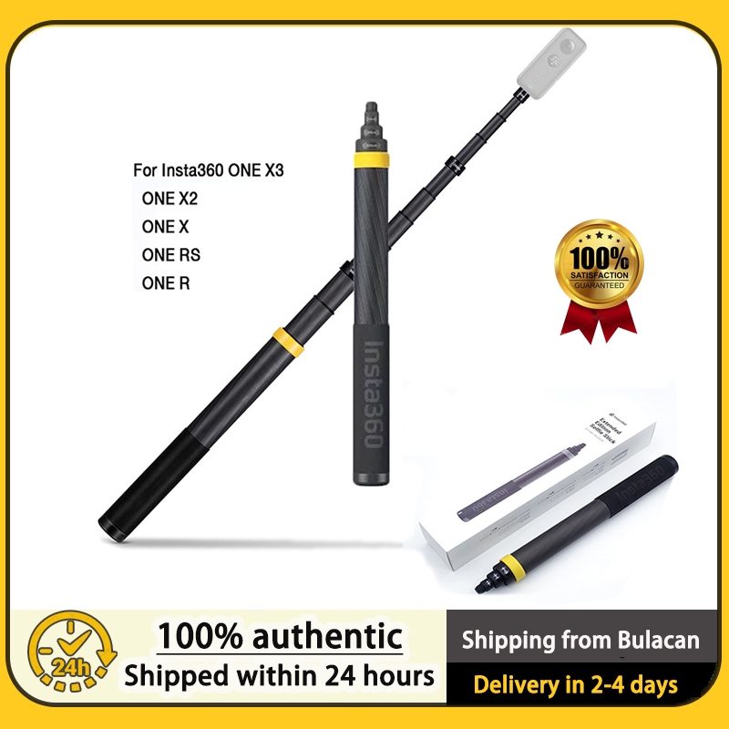 3M/300cm Unsichtbarer Selfie Stick für Insta 360 X5 X4 X3 ONE X2 DJI Osmo 360, Kohlefaser Selfie Stick Langer Selfie-Stab Einbeinstativ mit Adapter für GoPro Hero 13 12 11 10 9 Black