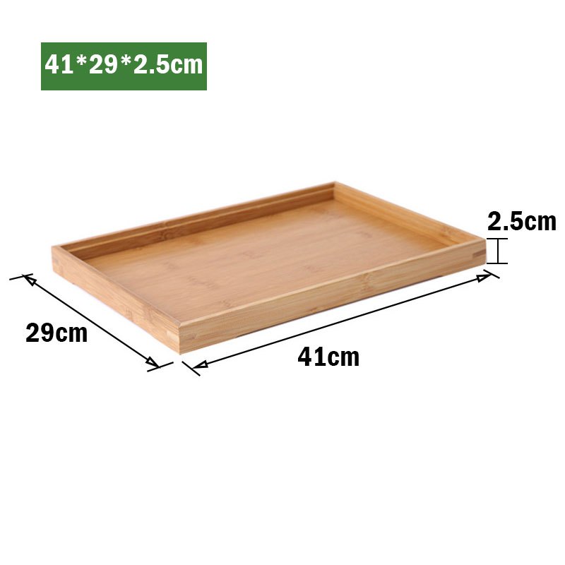 Bamboo Serving Tray Japanese-style Bamboo Wooden Tray Breakfast Saucer ...