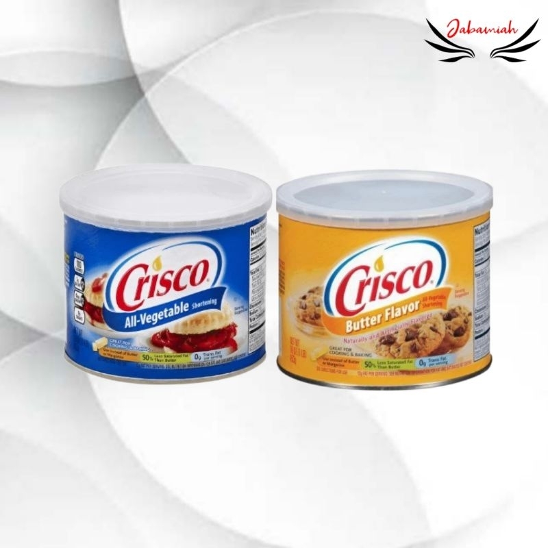 *Crisco All Vegetable Shortening Original and Butter Flavor 453g ...