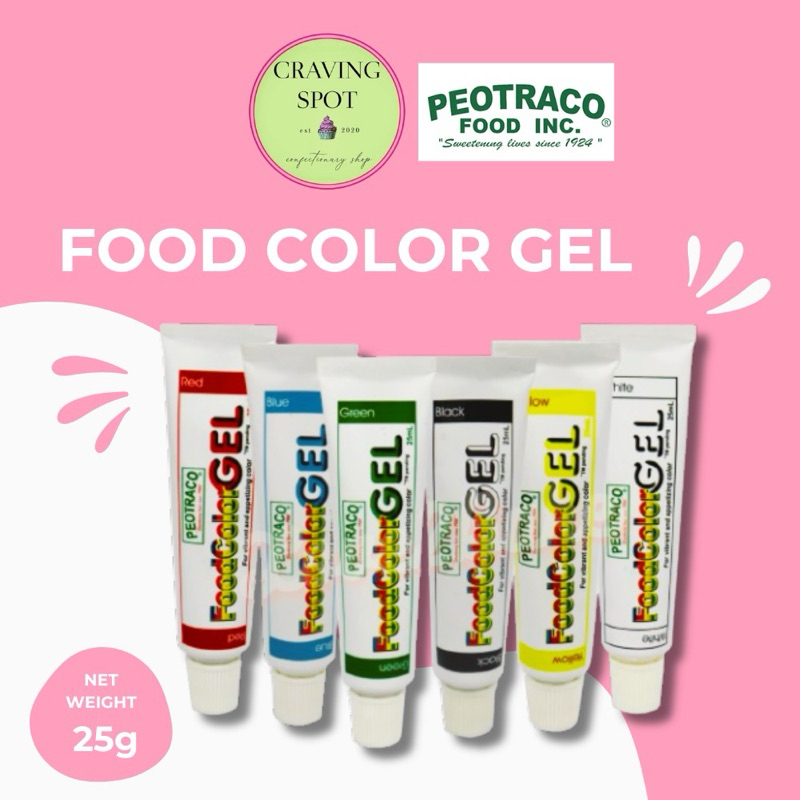 PEOTRACO FOOD COLOR GEL 25g2025 Expiry Shopee Philippines