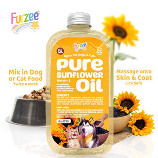 Furzee Sunflower Oil for Dogs and Cats 250 350 ml Organic Cold