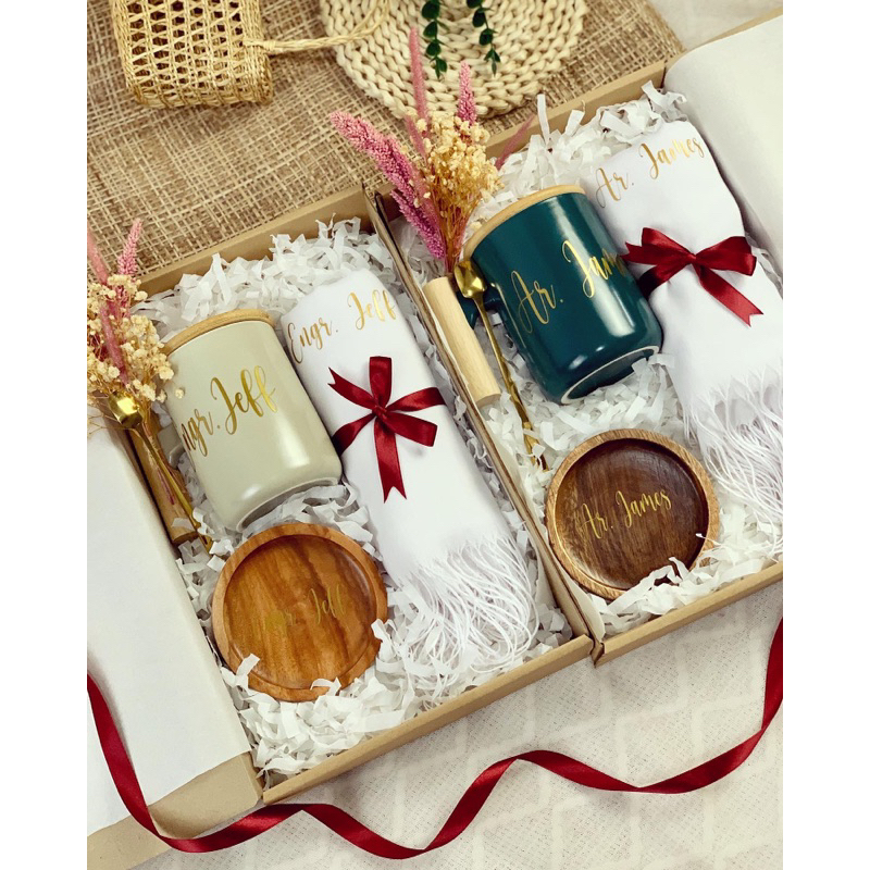 Personalized Gift Set Notebook/Ceramic Mug FREE NAME Shopee Philippines