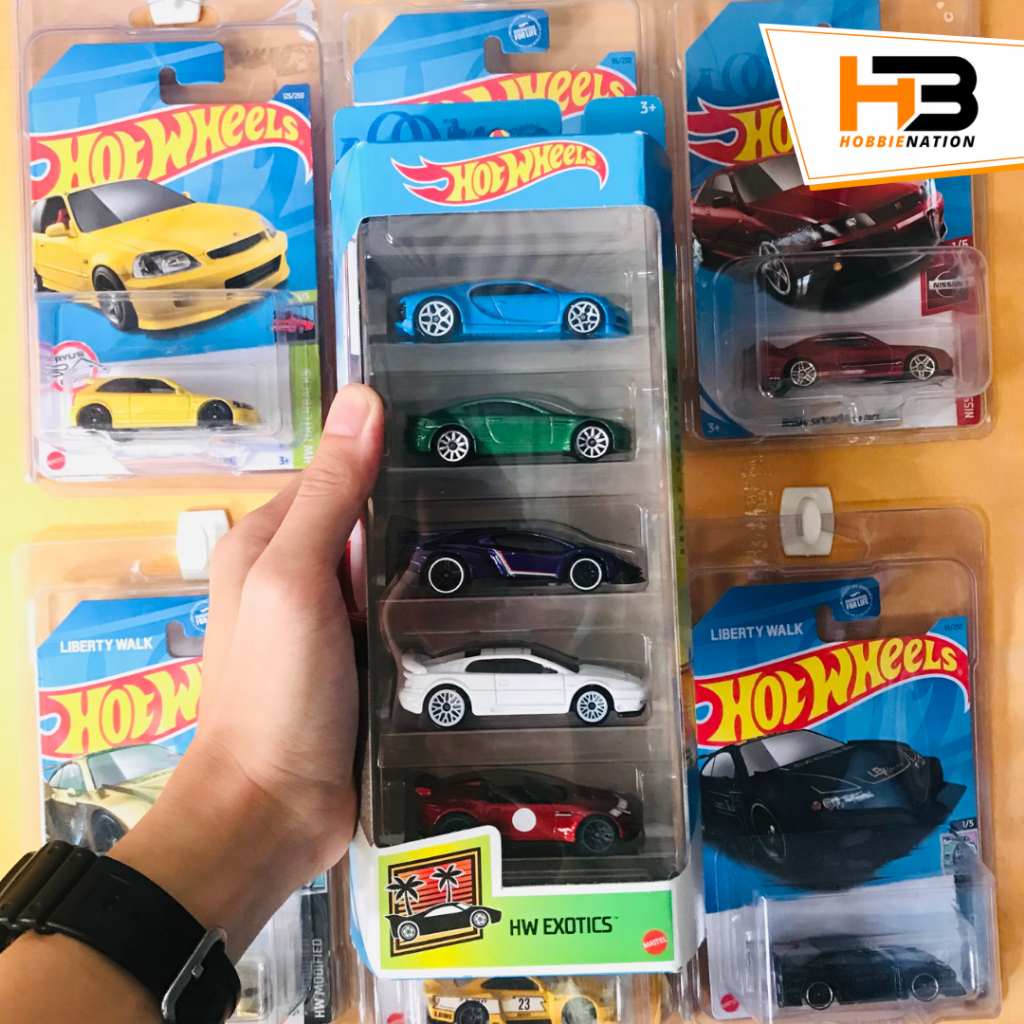 Hot Wheels 5 Pack Exotics | Lambo | Bugatti | Diecast | Hobbie Nation ...