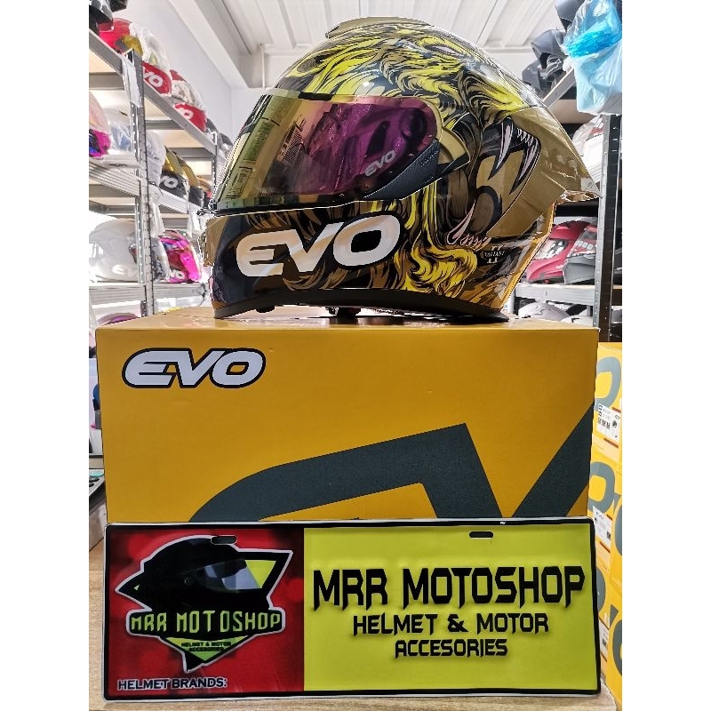 Evo helmet best sale black gold