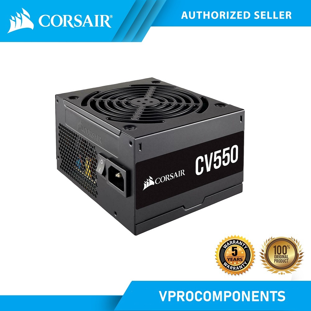 Corsair CV/CX550watts 80+ Bronze Power Supply | Shopee Philippines