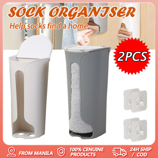 1pc Kitchen Garbage Bag Storage Box, Wall Mounted Box For Underwear & Sock  Organization