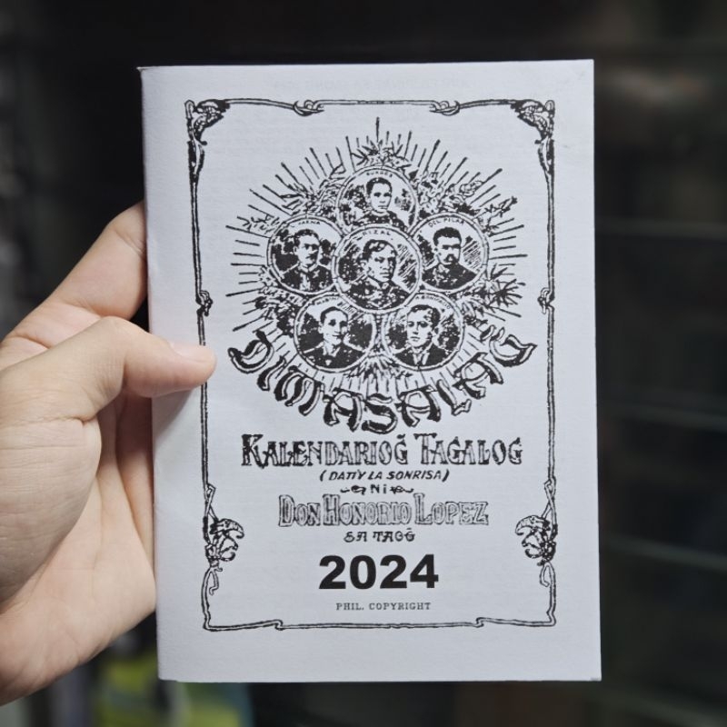 2024 Kalendaryong Tagalog by Don Honorio Lopez / Kalendariog tagalog