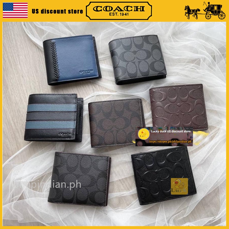 thumbnail image 2 of Leather Bifold Wallet With Nylon Interior And Coin Pocket - Black 2 of 14