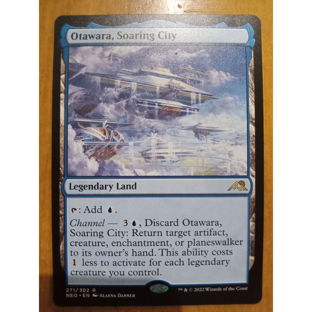 MTG Otawara, Soaring City Rare Kamigawa: Neon Dynasty NEO Magic: The ...