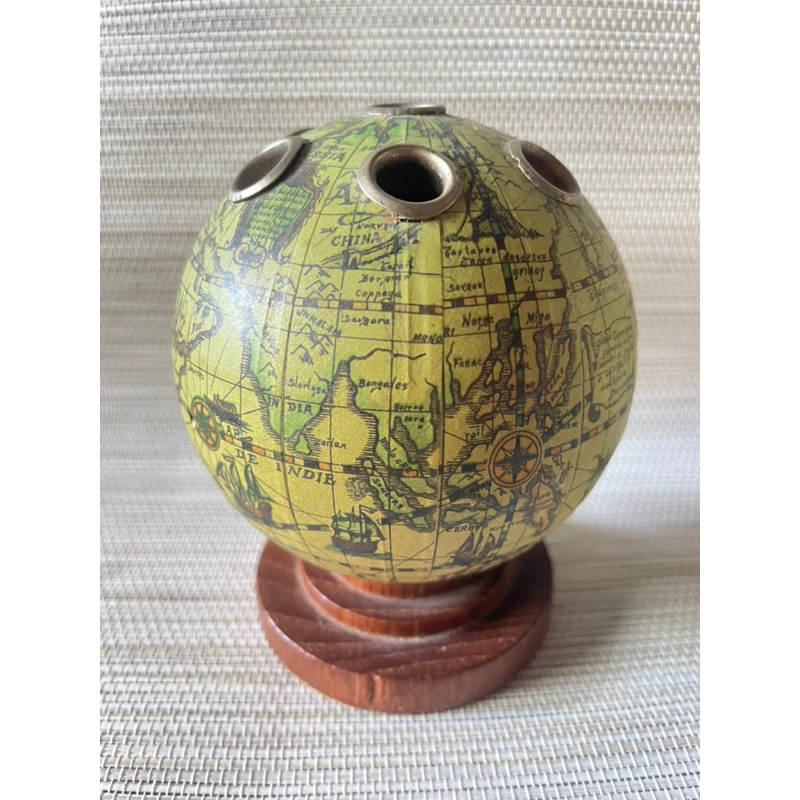 Vintage Old World Globe Pencil Holder Decor Shopee Philippines