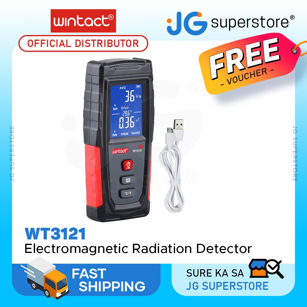 Wintact WT3121 Digital EMF Electromagnetic Radiation Detector Tester ...