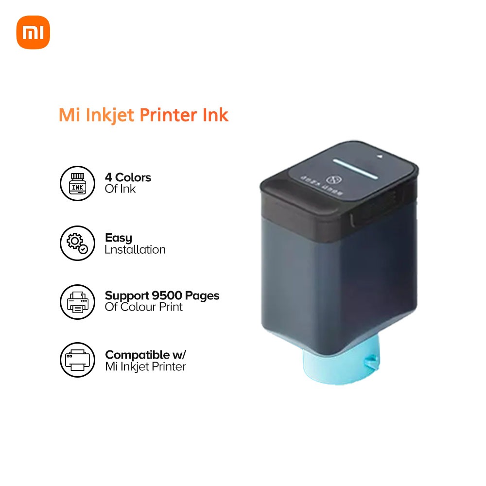Xiaomi Mijia Inkjet Printer Ink High Quality Cyan/Magenta/Yellow/Black ...