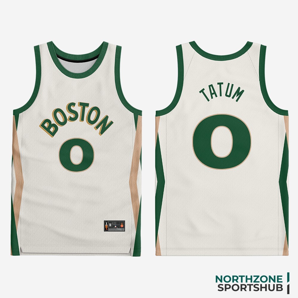 NZ I NBA Boston Celtics City Edition 2025 Basketball Full Sublimation