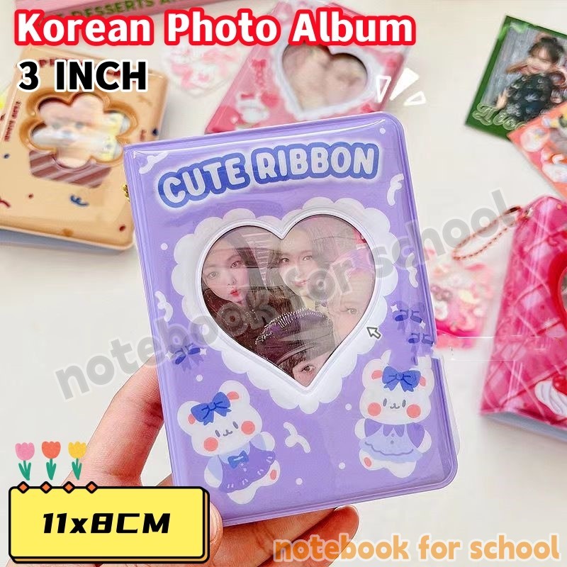 NFS Cute Korean Photo Album Mini Portable Picture Display 36 Pockets ...