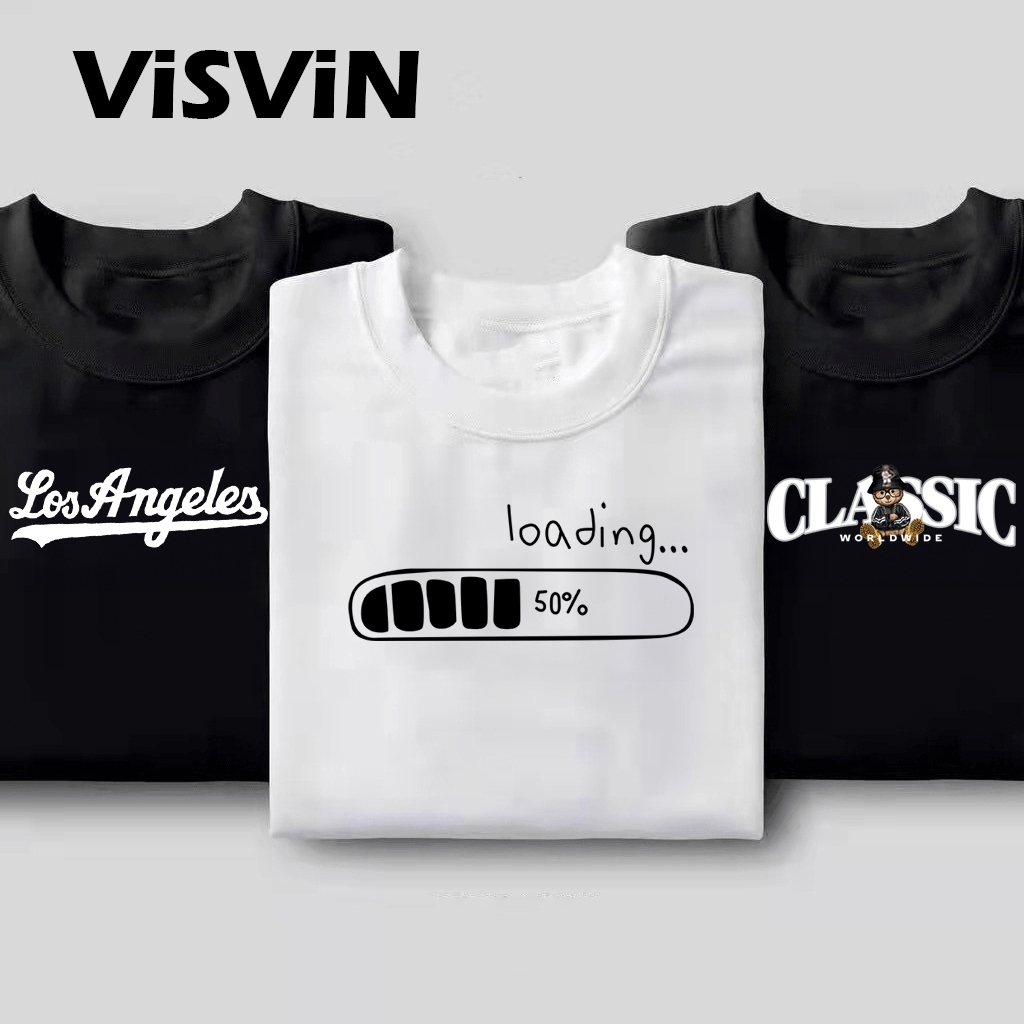 VISVIN Minimalist T shirt Unisex （#1） | Shopee Philippines