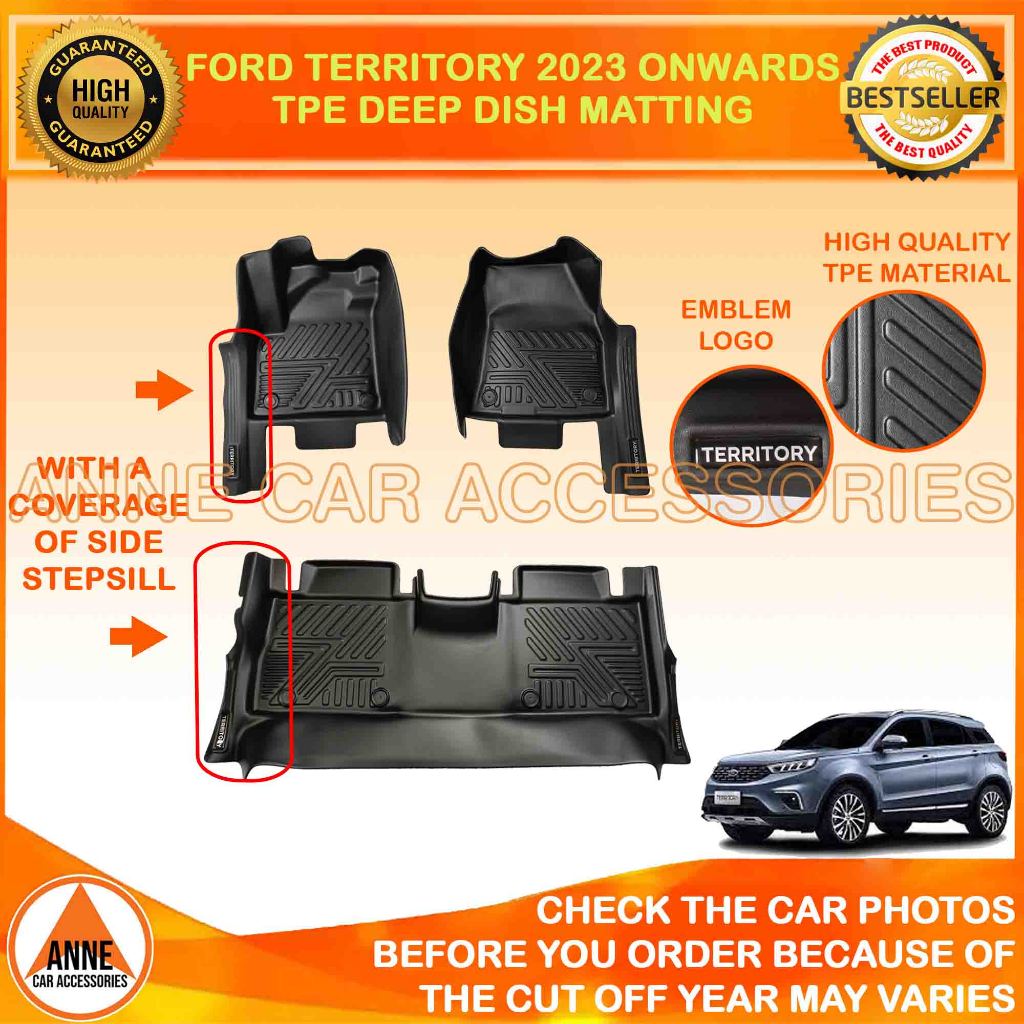 TPE Car Deep Dish Matting for Ford Territory 2023 Onwards Model Car Mat