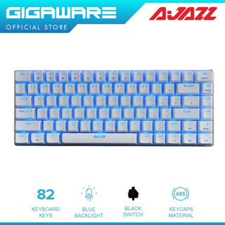 Ajazz Geek AK33 Backlit Usb Wired Gaming Mechanical Keyboard Blue Black  Switch