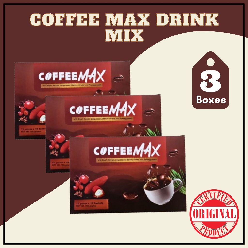 Original MDP Coffee Max Drink Mix (3 boxes) | Shopee Philippines