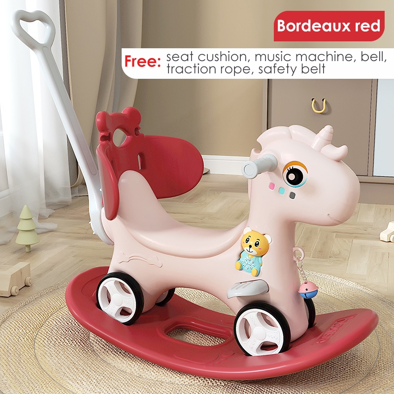 Horse Toy Ride Rocking Horse for Kids Kids Rocking Horse Horse Rocking ...