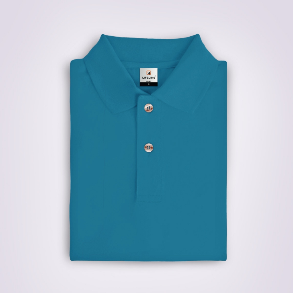 Lifeline Polo Shirt (Almond Rust| Tomato|Forest Green|Bermuda