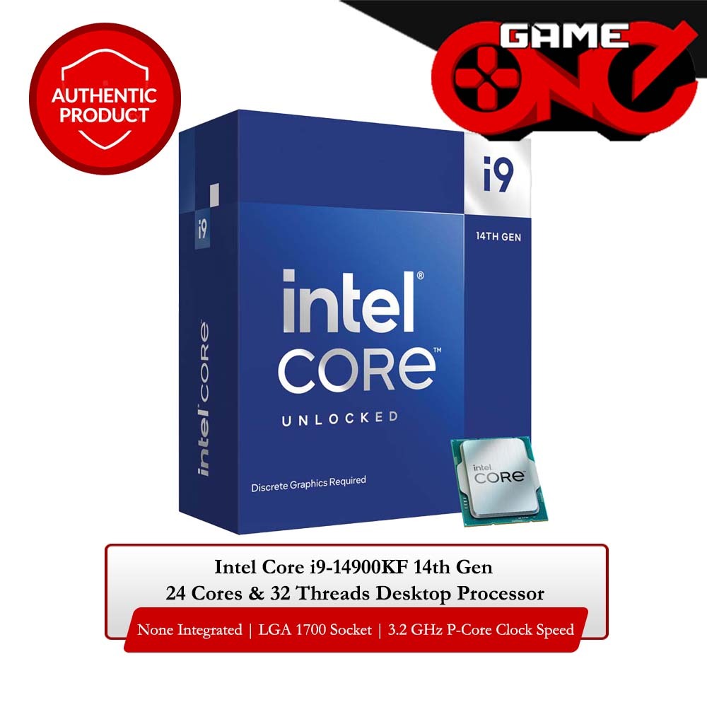 Intel Core i9-14900KF 14th Gen 24 Cores & 32 Threads Desktop Processor