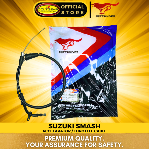 SEPTWOLVES Throttle Cable for Suzuki Smash | Shopee Philippines