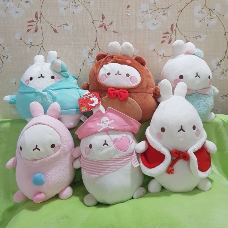 Molang Figure Pact 7 Type Collection Korean Toy