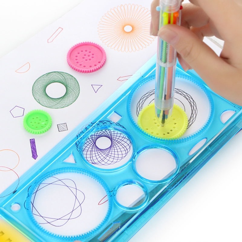 Spirograph Geometric Ruler Drafting Tools Stationery Drawing Set ...