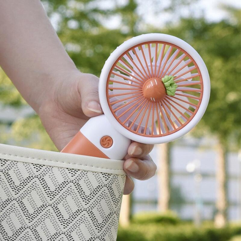 Small Fan Handheld Mini Portable Electric Fan Rechargeable USB Charging ...