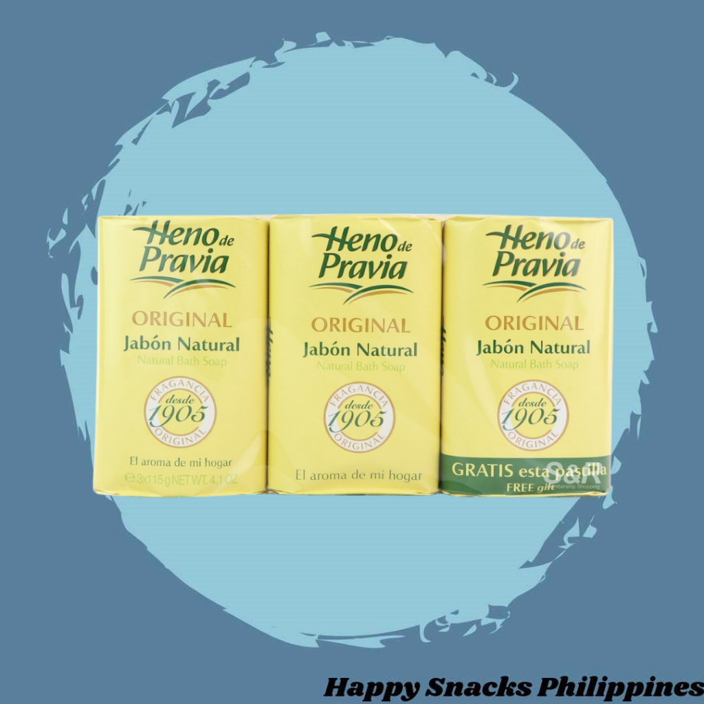 Heno De Pravia Original Natural Bath Soap 115g X 3pcs Shopee Philippines 0467