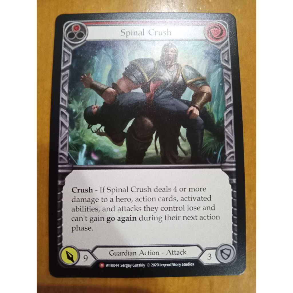 FAB Spinal Crush Majestic Welcome to Rathe WTR History Pack